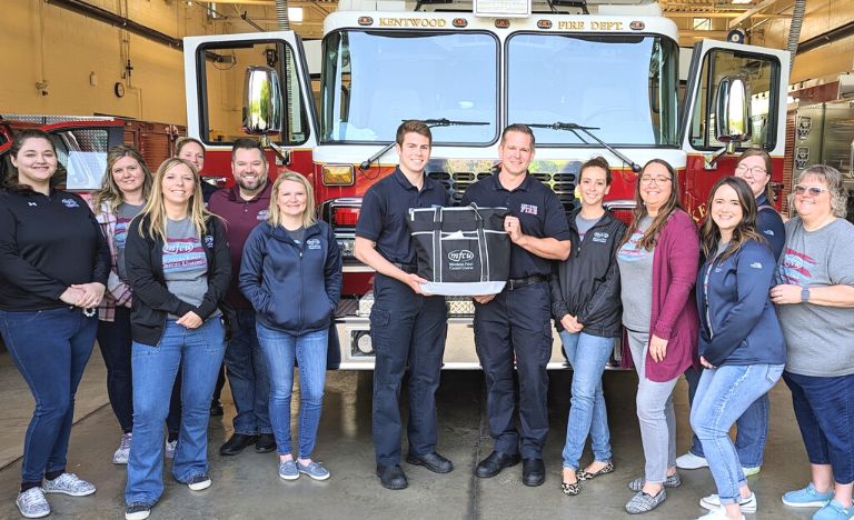 Members First visited Kentwood Fire Department in Grand Rapids during EMS Week